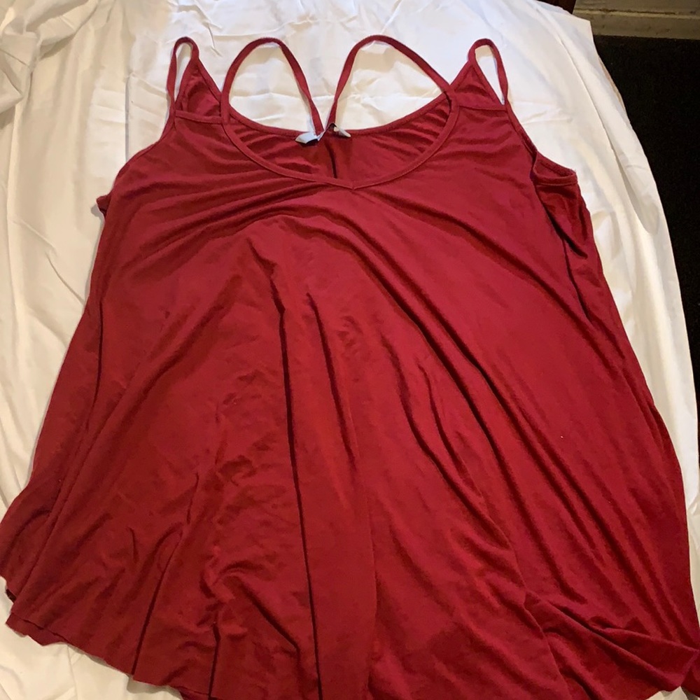 Large maroon Zeagoo tank never worn